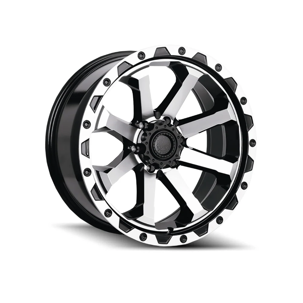 AMERICAN OUTLAW CAPONE SATIN BLACK/MACHINED FACE