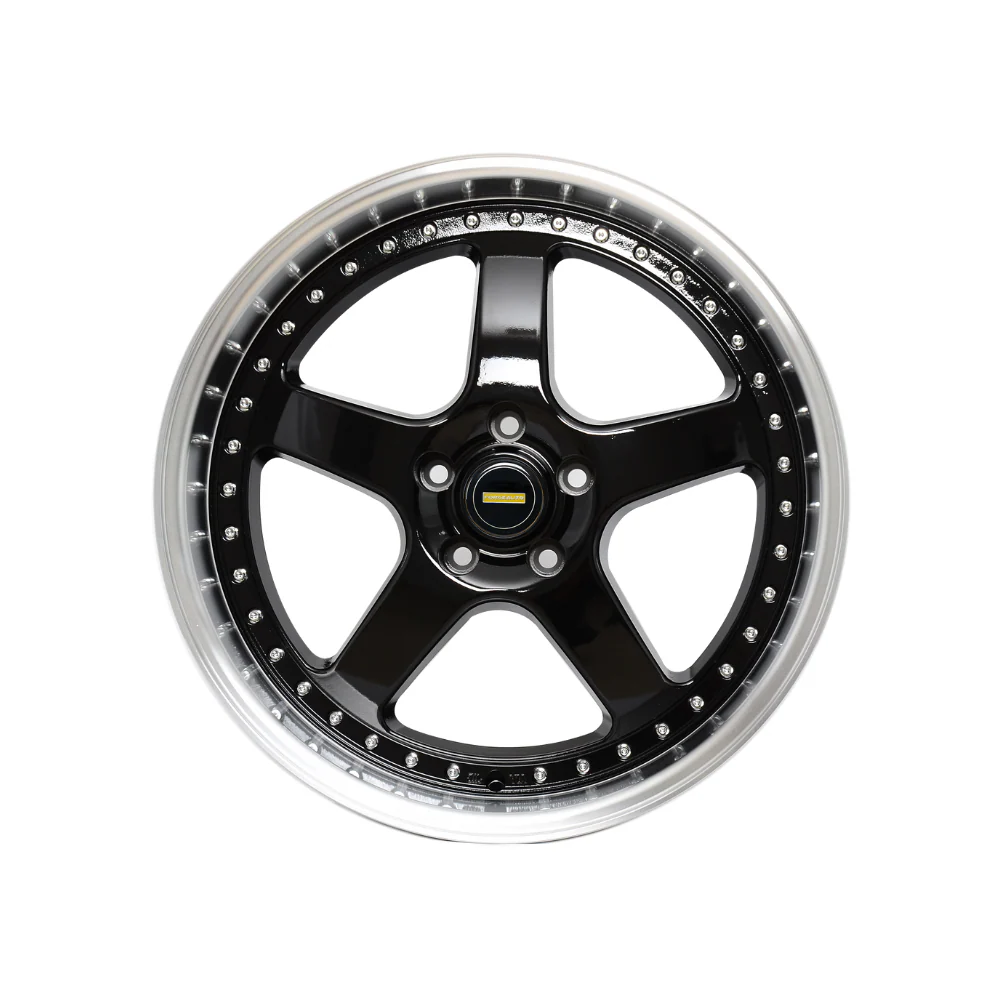 FORGEAUTO FA-5 BLACK/MACHINED LIP - Image 2