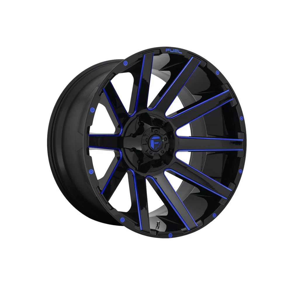 FUEL 1PC D644 CONTRA GLOSS BLACK BLUE TINTED CLEAR