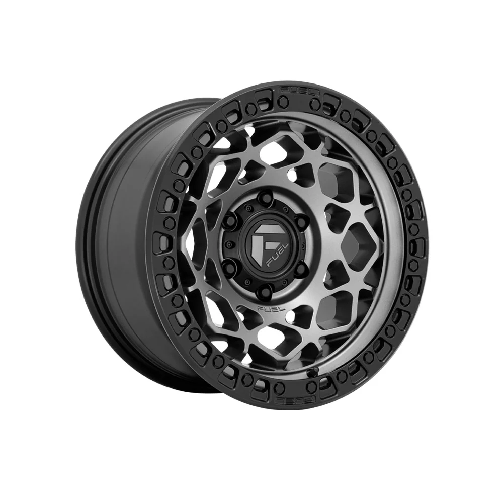 FUEL 1PC D784 UNIT GUNMETAL WITH MATTE BLACK RING