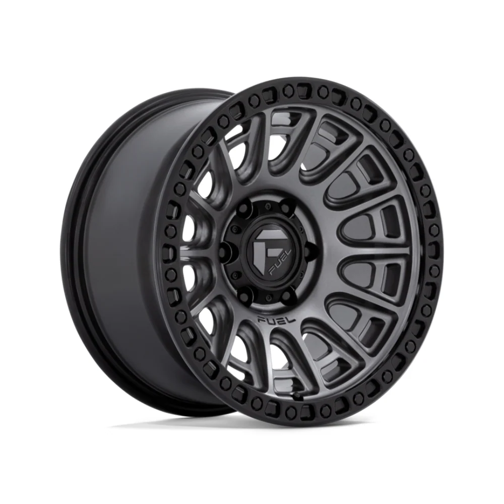 FUEL 1PC D835 CYCLE MATTE GUNMETAL WITH BLACK RING
