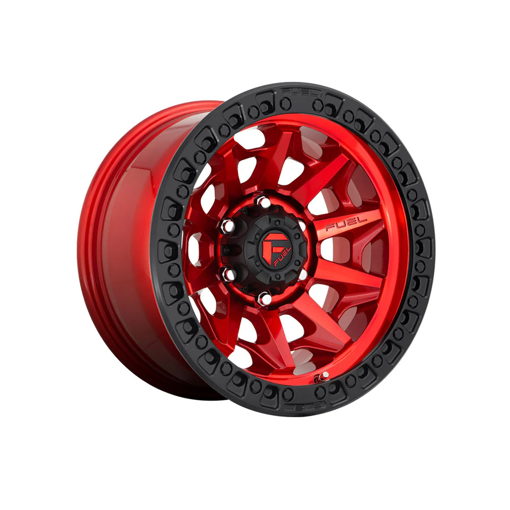 FUEL 1PC D695 COVERT CANDY RED BLACK BEAD RING