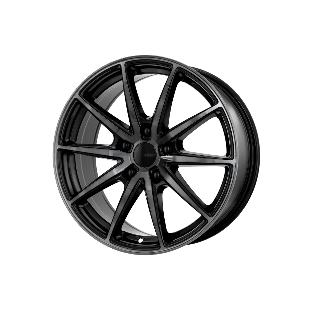 KING WHEELS CRANK GLOSS BLACK/BLACK TINT FACE - Image 3