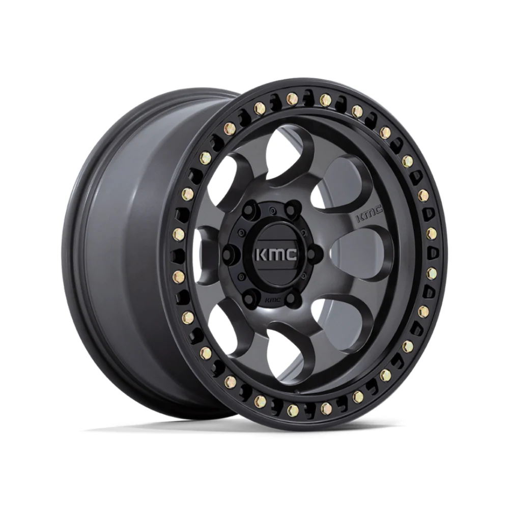 KMC KM550 RIOT ANTHRACITE WITH SATIN BLACK LIP