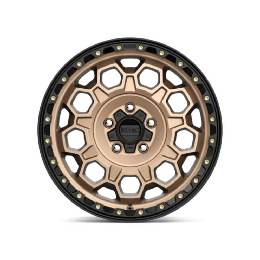 KMC XD SERIES KM545 TREK MATTE BRONZE BLACK LIP - Image 2