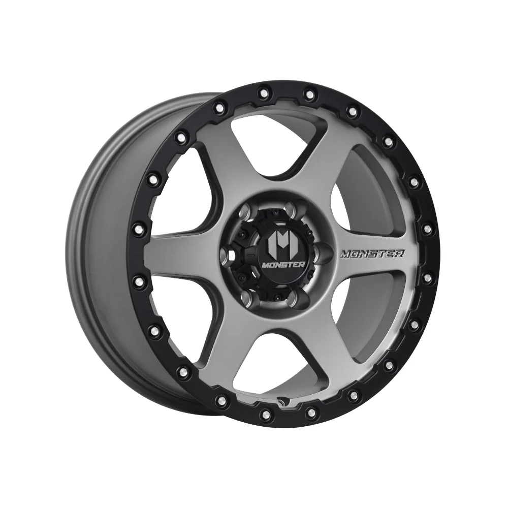 MONSTER SNIPER GREY CENTER BLACK LIP MILLED BOLTS