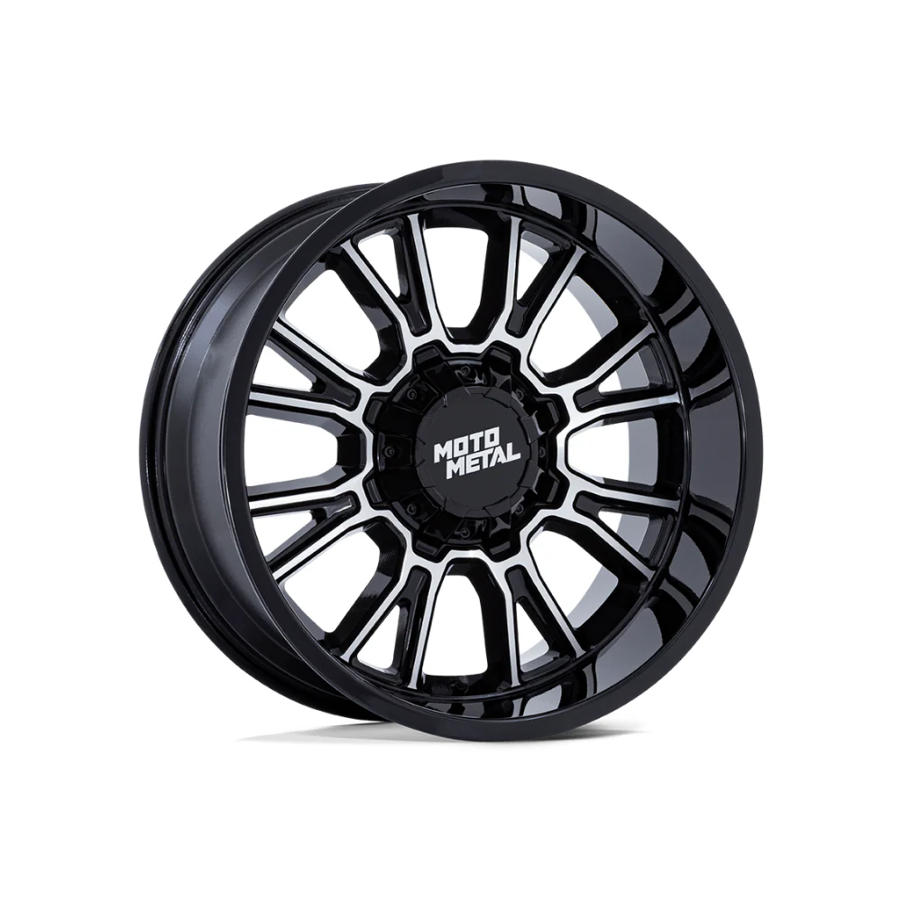 MOTO METAL MO810Â LEGACY GLOSS BLACK MACHINED
