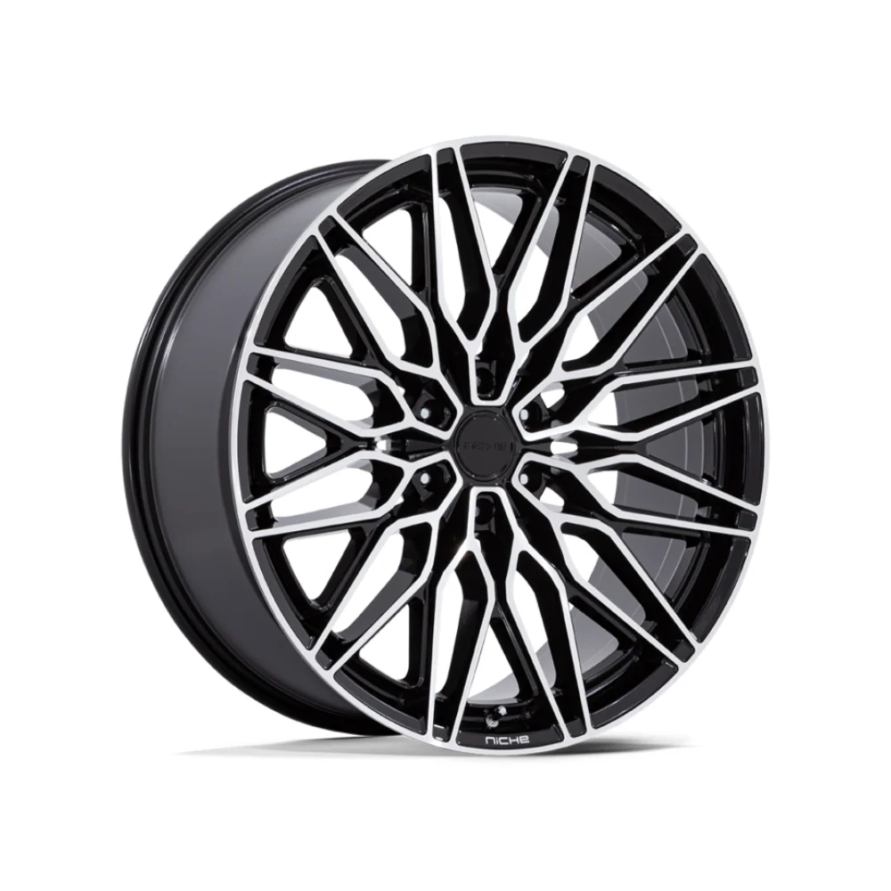 NICHE 1PC NC277 CALABRIA 5 GLOSS BLACK MACHINED