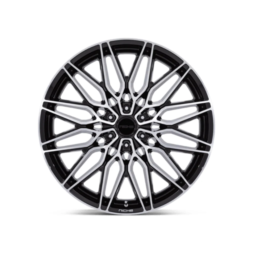 NICHE 1PC NC277 CALABRIA 5 GLOSS BLACK MACHINED - Image 2
