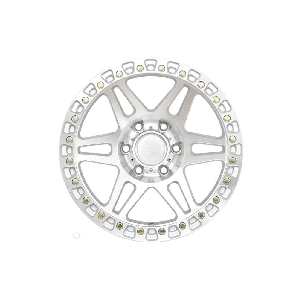 PDW WHEELS BEAST SILVER MACHINED - Image 2