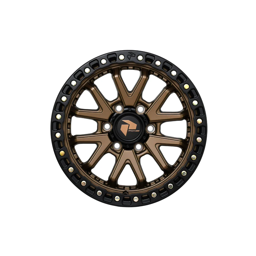 PDW WHEELS DOMINATOR BRONZE CENTRE BLACK LIP - Image 2