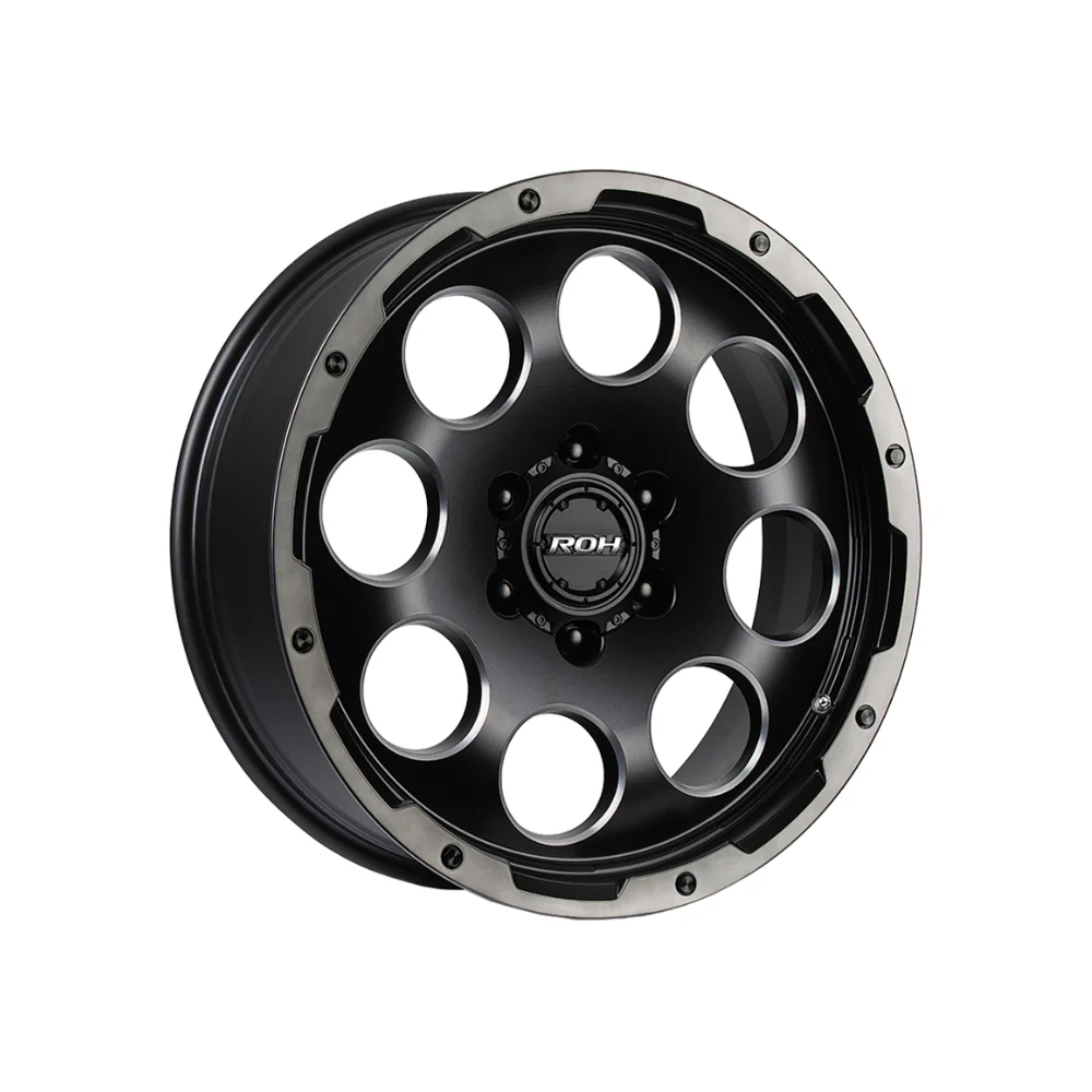 ROH WHEELS SNIPER MATTE BLACK GRAPHITE TINT MILLED