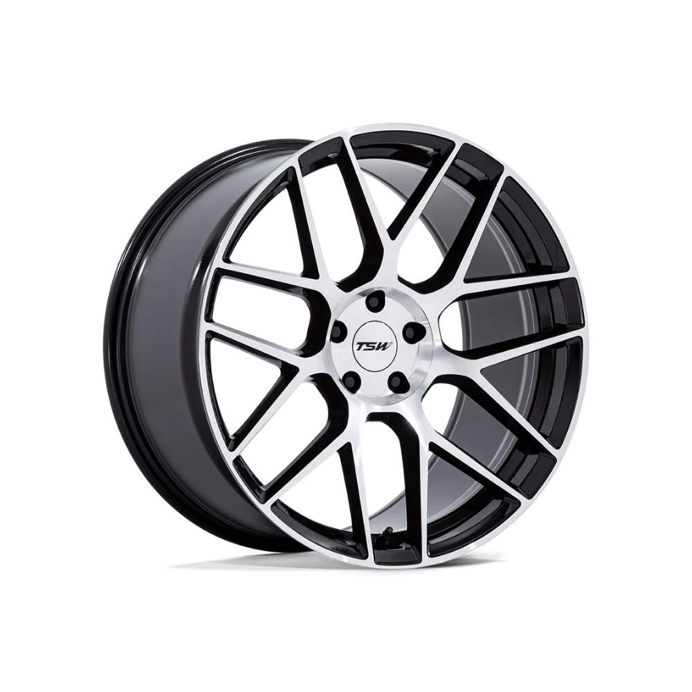 TSW LASARTHE GLOSS BLACK MACHINED